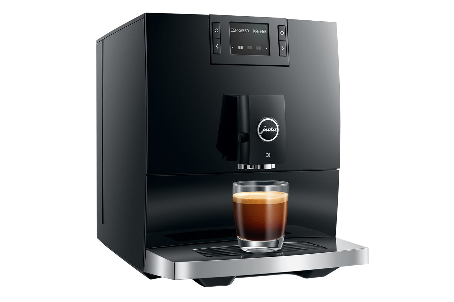Jura C8 / Schwarz / Kaffeemaschine inkl. gratis Kaffee & Espressotassen