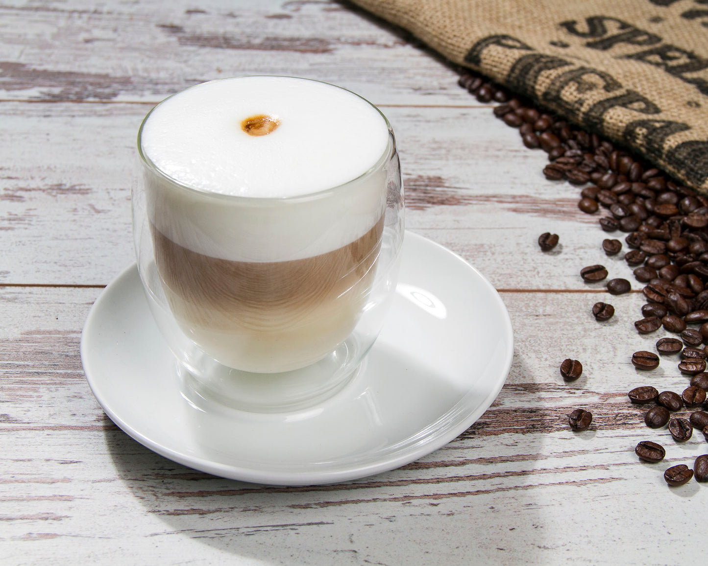 Double-walled glass for tea or coffee (2 pieces)