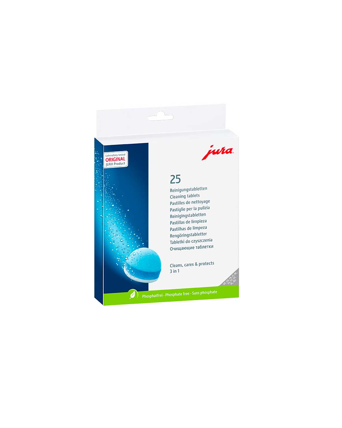 Jura cleaning tablets 3-phase (25 pieces)