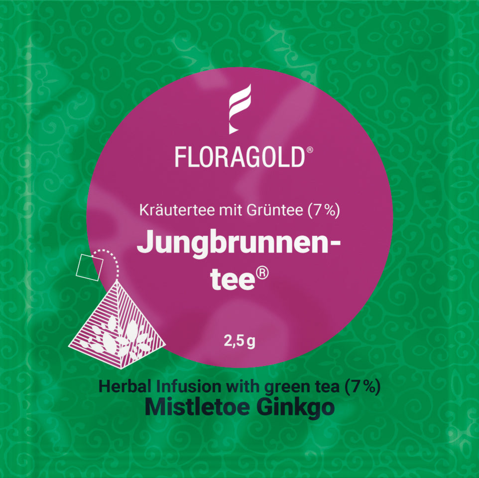 Jungbrunnentee / Kompostier-Pyramide - 100 Stück