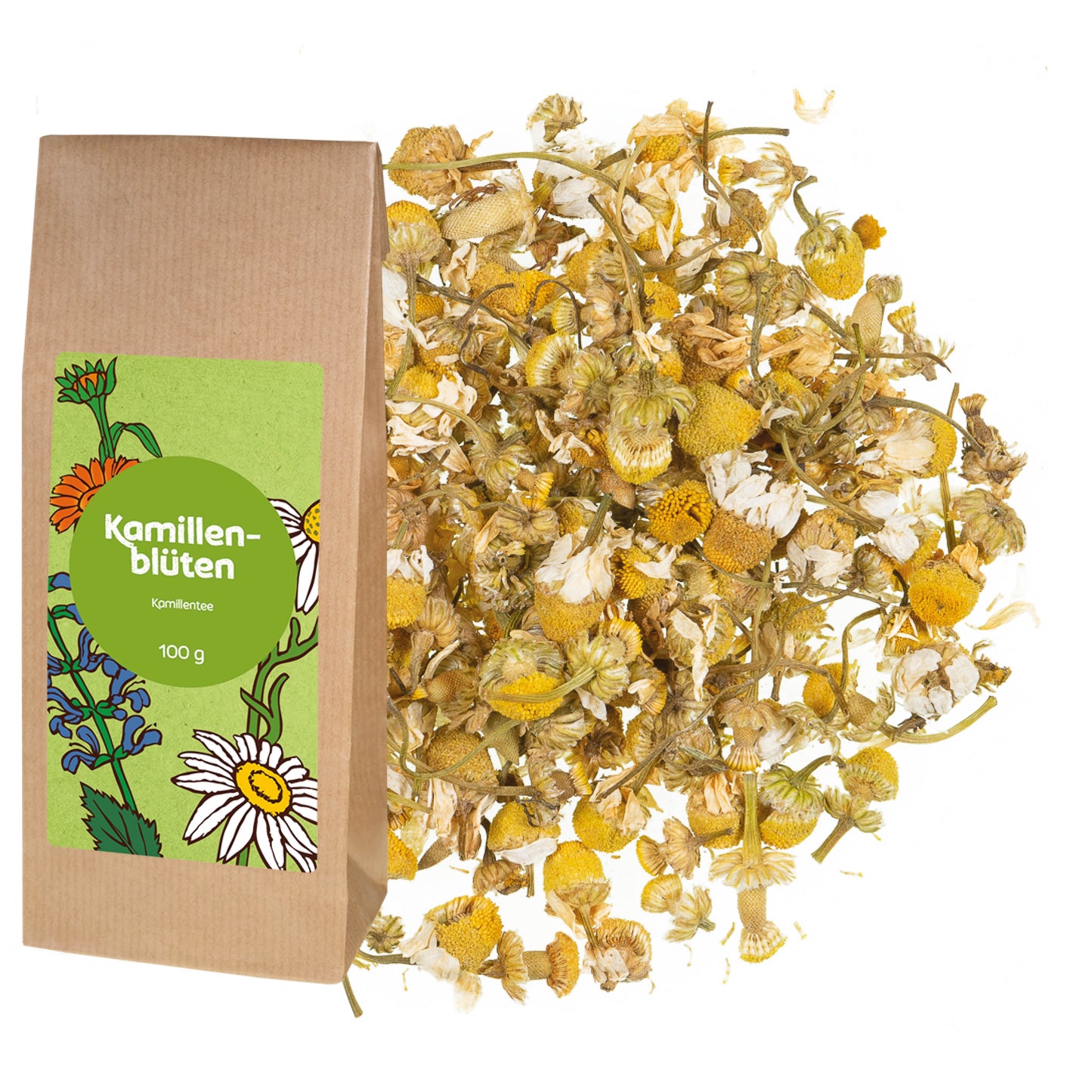 Tea chamomile flowers whole